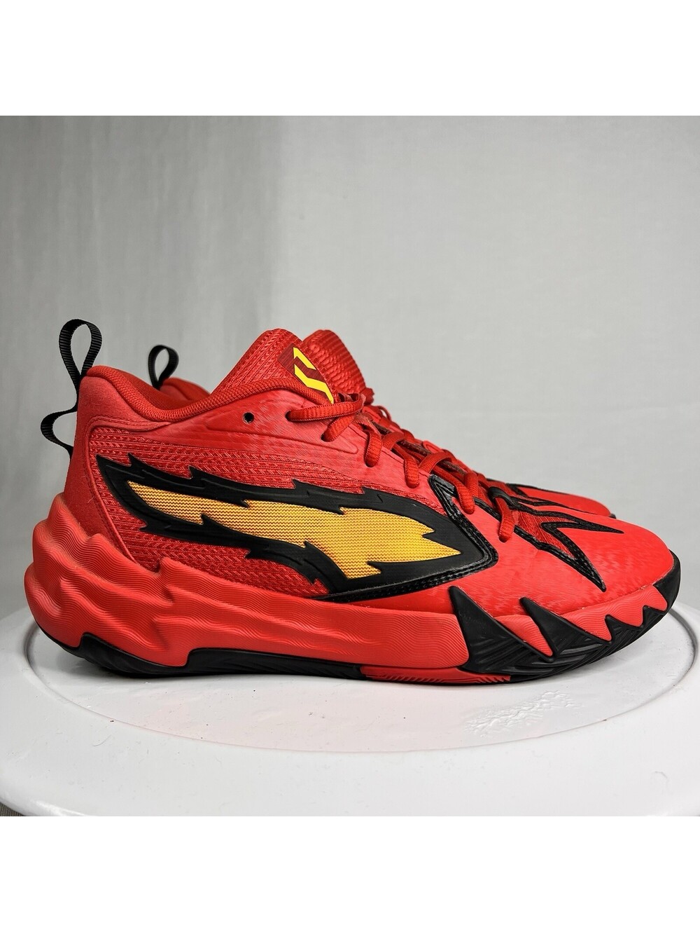 PUMA Scoot Zeros Retro Portland 31107001 Red/Black/Yellow Men's Size 8.5